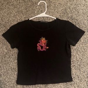 Brandy Melville dragon crop top